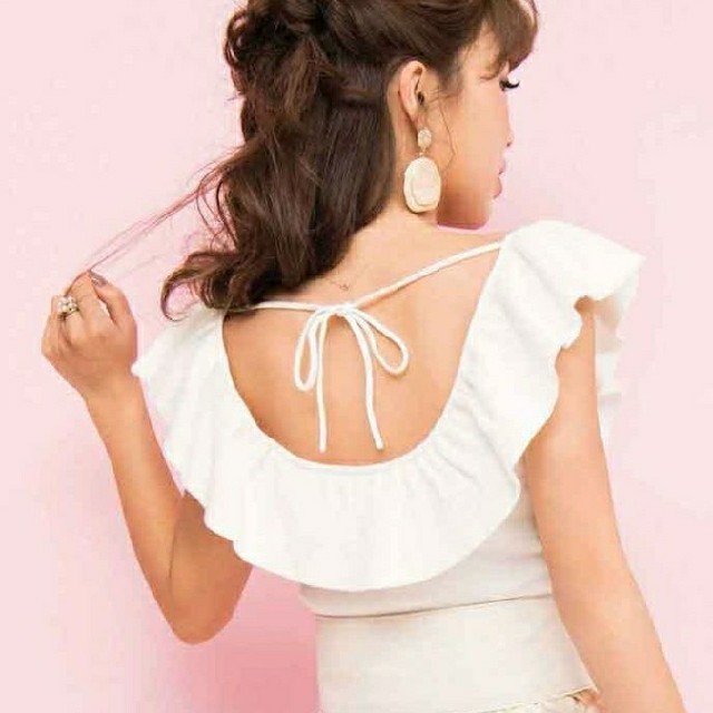 リエンダ eimy istoire - eimyistoire☆新品☆完売!バックフリル リエンダ eimy istoire - eimyistoire☆新品☆完売!バックフリル