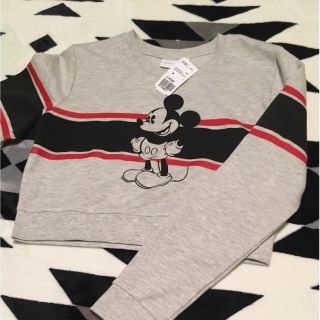 エイチアンドエム(H&M)の新品 タグ付き ミッキー トレーナー mickey (トレーナー/スウェット)