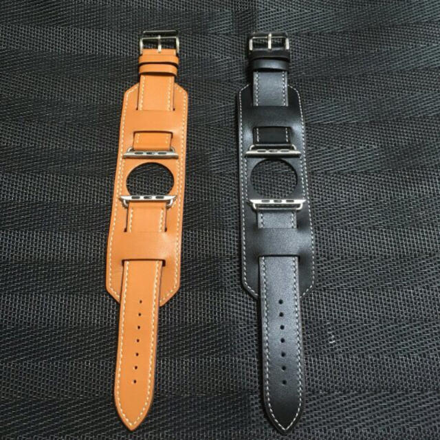 ☆アップルウォッチ ベルト 交換用 レザーバンド AppleWatch メンズの時計(腕時計(デジタル))の商品写真