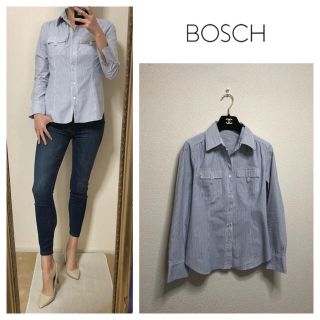 ボッシュ(BOSCH)のボッシュ✨春物✨ストライプ✨美ライン✨シャツ✨(シャツ/ブラウス(長袖/七分))