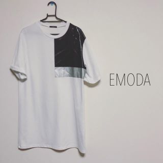 エモダ(EMODA)のEMODA ロング丈Tシャツ(Tシャツ(半袖/袖なし))