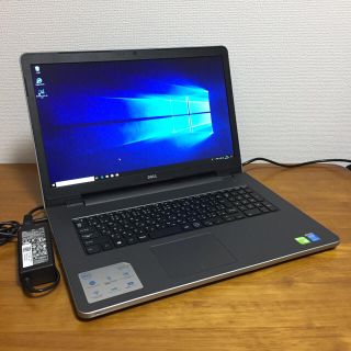 デル(DELL)の高速SSD 第5世代i7 inspiron 5758 8G Windows10(ノートPC)