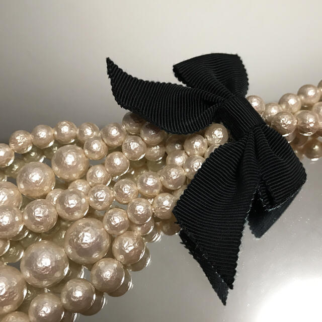 ランバン オン ブルー★コットンパールネックレス★結婚式