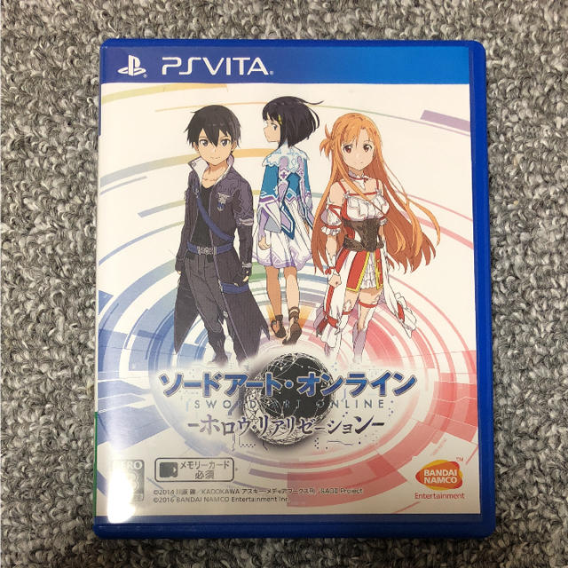 PlayStation Vita(プレイステーションヴィータ)のPSVITA ソードアートオンライン エンタメ/ホビーのゲームソフト/ゲーム機本体(携帯用ゲームソフト)の商品写真