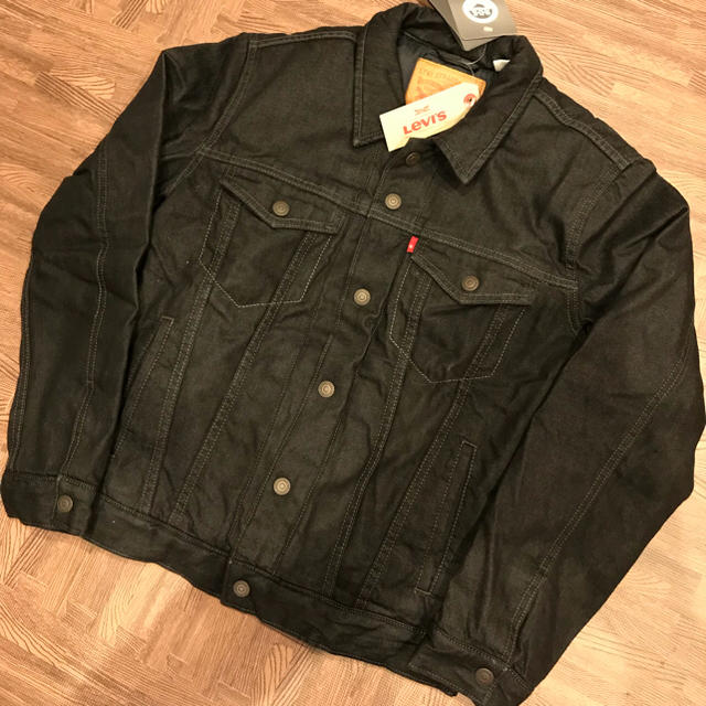 レア激安新品半額！Levi'sリーバイスデニムダウンジャケットブラックデニム黒