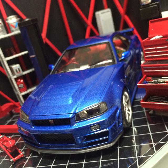 1/24 タミヤ スカイライン R34 GT-R Z-TUNEの通販 by NOB@(制作 1/24 タミヤ スカイライン R34 GT-R Z-TUNEの通販 by NOB@(制作