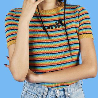 ユニフ(UNIF)の早い者勝ちunif tops サマーニット(Tシャツ(半袖/袖なし))