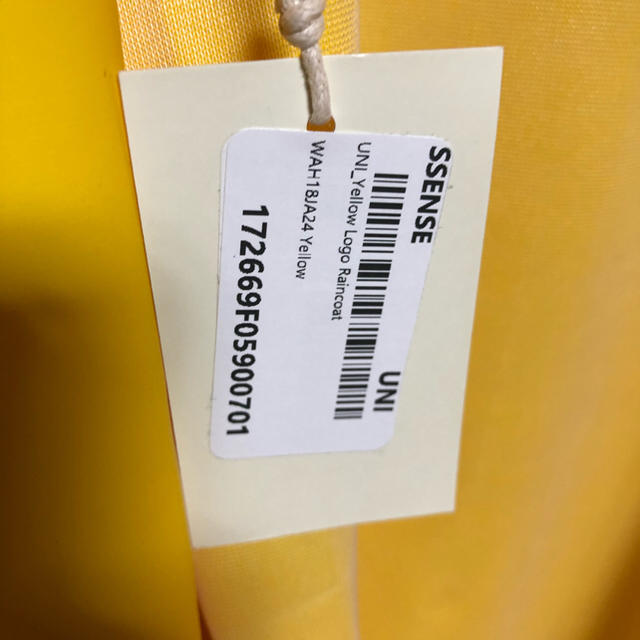 Balenciaga(バレンシアガ)のVETEMENTS レインコート イエロー メンズのファッション小物(レインコート)の商品写真