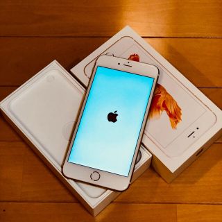 アップル(Apple)の【美品】iPhone 6s plus 16GB GOLD SIMロック解除済み(スマートフォン本体)