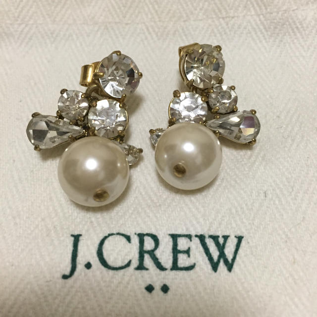 J.Crew(ジェイクルー)のＪ CREW ジェイクルー パールビジューピアス レディースのアクセサリー(ピアス)の商品写真