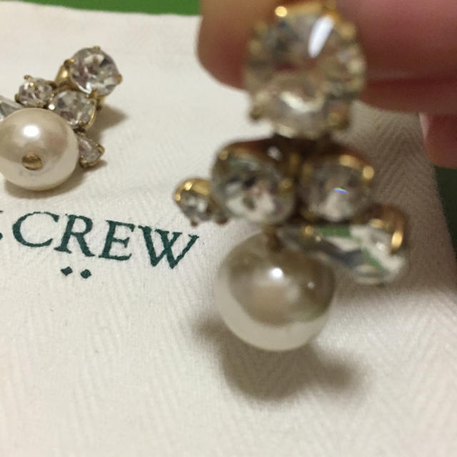 J.Crew(ジェイクルー)のＪ CREW ジェイクルー パールビジューピアス レディースのアクセサリー(ピアス)の商品写真