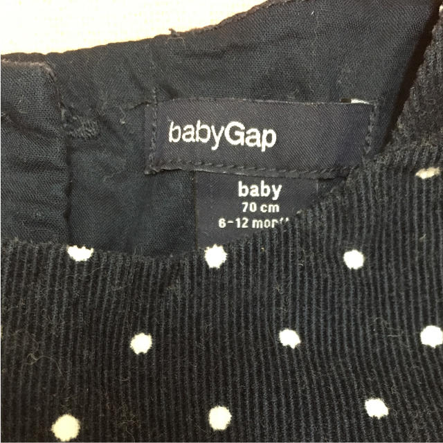 babyGAP(ベビーギャップ)のベビーギャプ ワンピース 70サイズ キッズ/ベビー/マタニティのベビー服(~85cm)(ワンピース)の商品写真