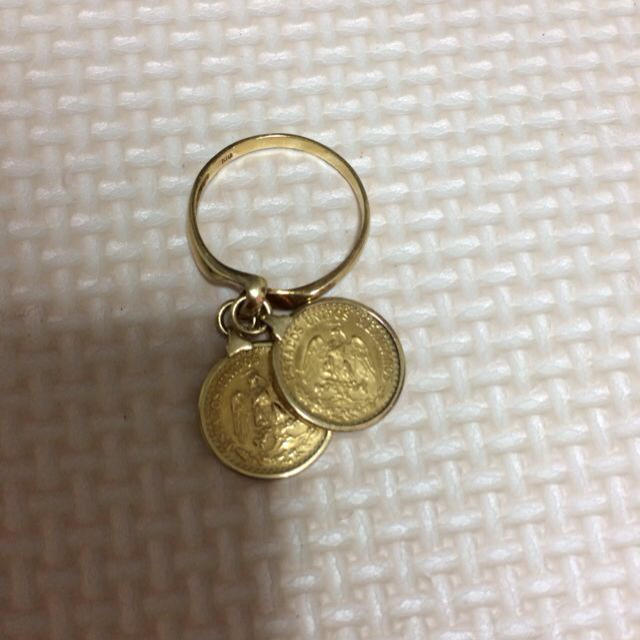 コインリングK18 レディースのアクセサリー(リング(指輪))の商品写真