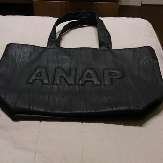 アナップ(ANAP)のanapブラックトートバック👜(トートバッグ)