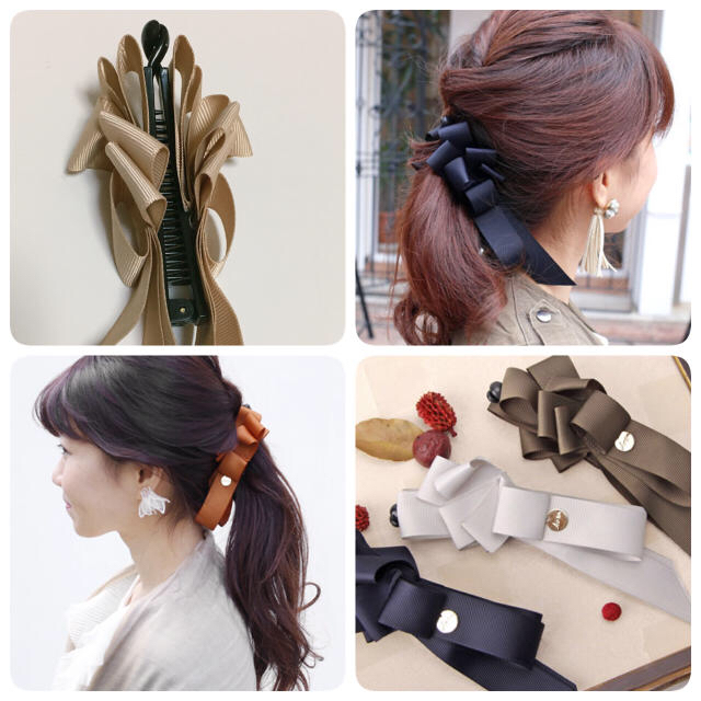 Ane Mone(アネモネ)のころすけ様専用 ane  mone バナナクリップ レディースのヘアアクセサリー(バレッタ/ヘアクリップ)の商品写真