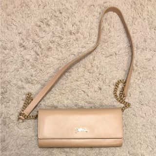 ロンシャン(LONGCHAMP)のロンシャン   専用   新品チェーンウォレット  財布  ケータイ入ります(財布)