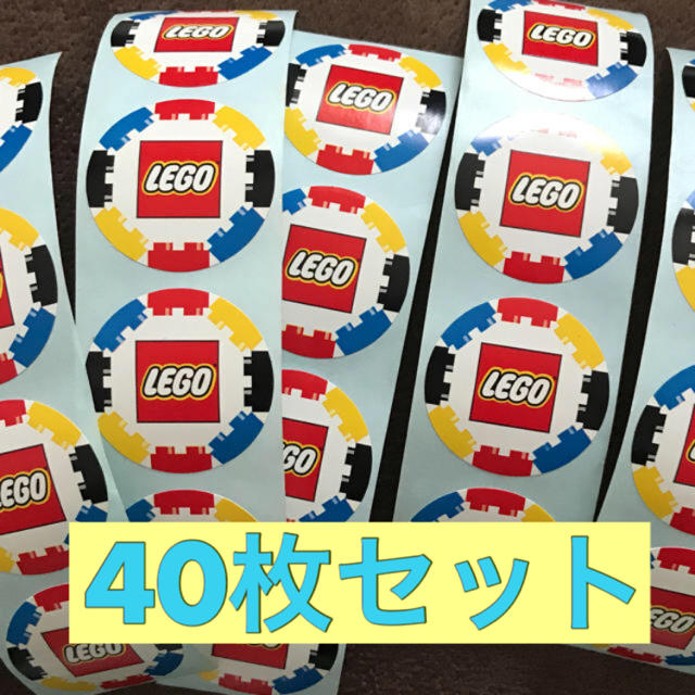 Lego(レゴ)のLEGO  ステッカー  40枚セット インテリア/住まい/日用品の文房具(シール)の商品写真