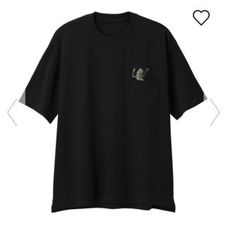 キムジョーンズ(KIM JONES)のKIMJONES × GU ビッグT BLACK(Tシャツ/カットソー(半袖/袖なし))