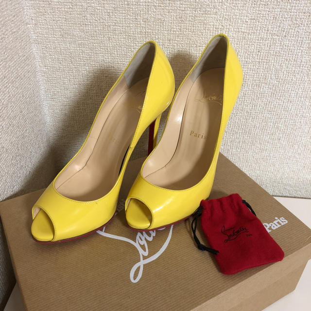 人気提案 Christian Louboutin - クリスチャンルヴタン36オープントゥ