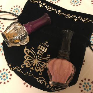 アナスイ(ANNA SUI)の【新品未使用】ANNA SUI ネイル&ポーチセット♡(マニキュア)