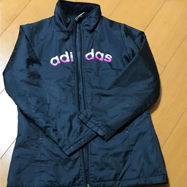 adidas(アディダス)の【adidas】アディダス　ジャケット　140 キッズ/ベビー/マタニティのキッズ服女の子用(90cm~)(ジャケット/上着)の商品写真