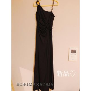 ビーシービージーマックスアズリア(BCBGMAXAZRIA)のBCBGMAXAZRIA ドレス 細見え効果(ロングドレス)