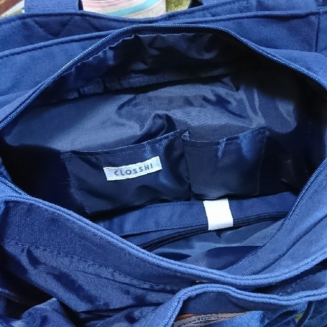 しまむら(シマムラ)のマルチバック ブルー 青 レディースのバッグ(トートバッグ)の商品写真