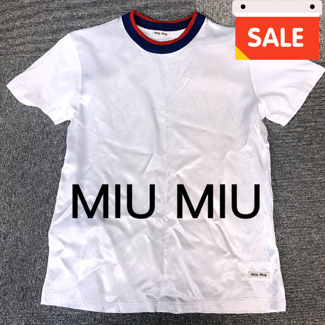 miumiu(ミュウミュウ)の【送料込み！】MIU MIU Tシャツ レディースのトップス(Tシャツ(半袖/袖なし))の商品写真