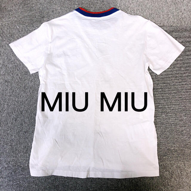 miumiu(ミュウミュウ)の【送料込み！】MIU MIU Tシャツ レディースのトップス(Tシャツ(半袖/袖なし))の商品写真