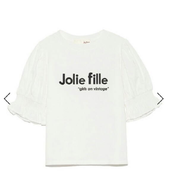 Lily Brown(リリーブラウン)の異素材スリーブTシャツ レディースのトップス(Tシャツ(半袖/袖なし))の商品写真