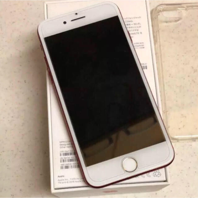 【スーパーセール】 Apple 128GB  iPhone7（PRODUCT）RED - スマートフォン本体