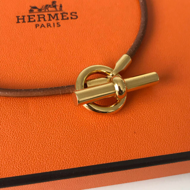 Hermes - 美品 エルメス グレナン チョーカー ネックレス 正規品 ブレスレットとしてもの通販 by Salute★'s shop