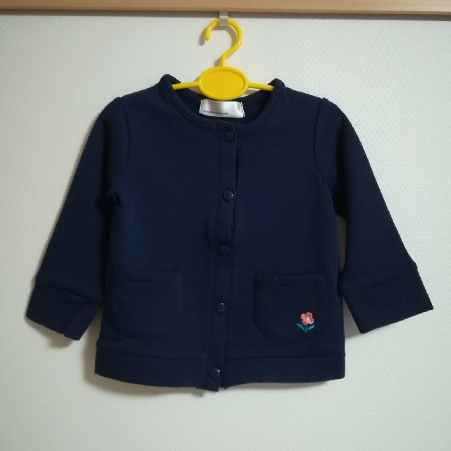 《90》カーディガン キッズ/ベビー/マタニティのキッズ服女の子用(90cm~)(カーディガン)の商品写真