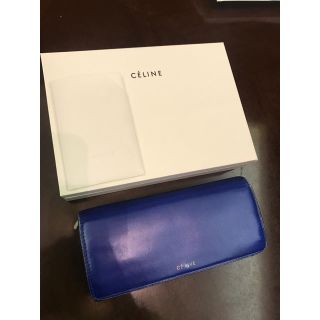 セリーヌ(celine)のCELINE セリーヌ 長財布 人気 バイカラー 箱付き(財布)