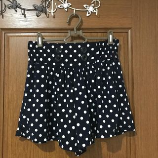 シマムラ(しまむら)の★レトロ 水玉 キュロット(キュロット)