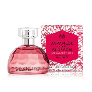 ザボディショップ(THE BODY SHOP)のジャパニーズチェリーブロッサムストロベリーキス オードトワレ(香水(女性用))