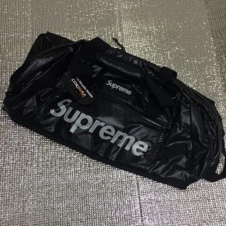 シュプリーム(Supreme)のSupreme 17fw Dufflebag 黒 Black(ドラムバッグ)