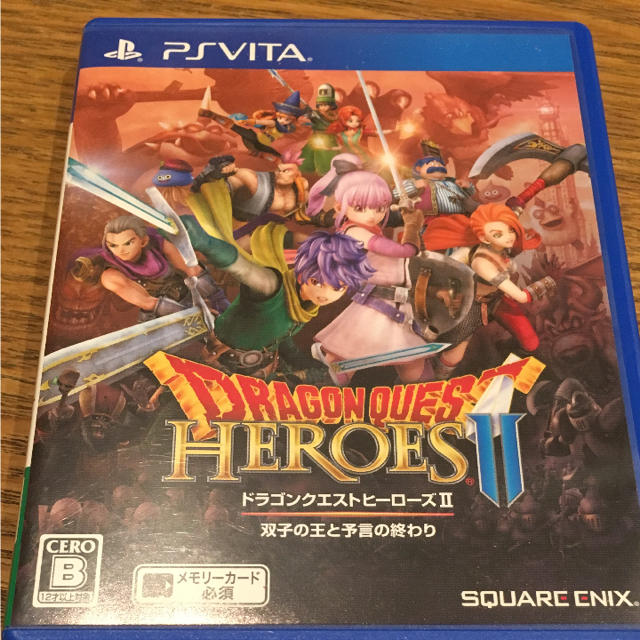 PlayStation Vita(プレイステーションヴィータ)のPSVITA ドラゴンクエストヒーローズ2 エンタメ/ホビーのゲームソフト/ゲーム機本体(携帯用ゲームソフト)の商品写真