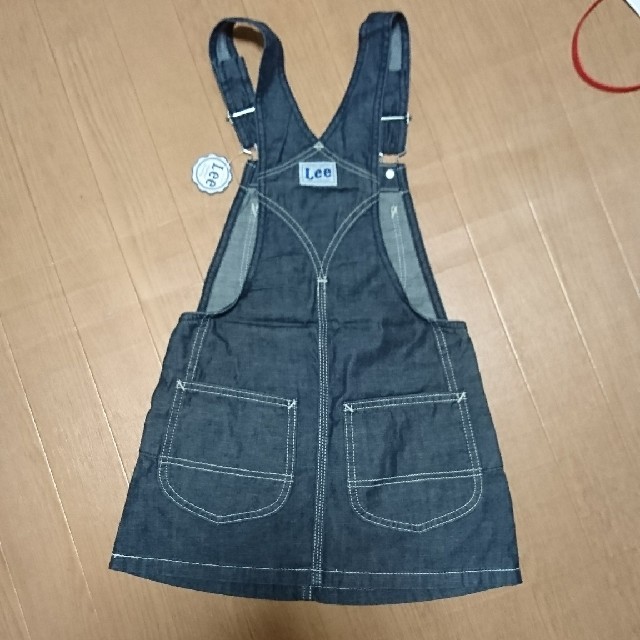 Lee(リー)のLeeジャンバースカート☆ラスト1枚 ウォッシュ キッズ/ベビー/マタニティのキッズ服女の子用(90cm~)(スカート)の商品写真