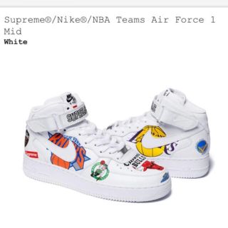 シュプリーム(Supreme)のSupreme®/Nike®/NBA Teams Air Force 1 Mid(スニーカー)