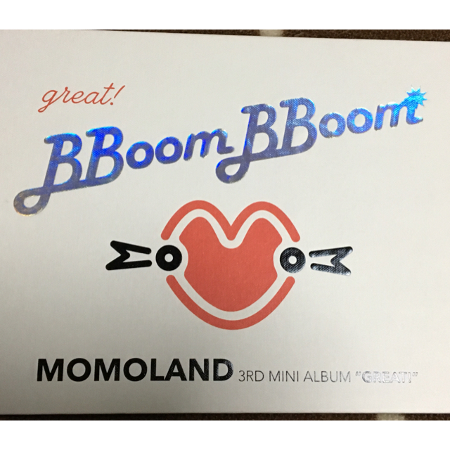 MOMOLAND 3rd mini album "GREAT" エンタメ/ホビーのCD(K-POP/アジア)の商品写真