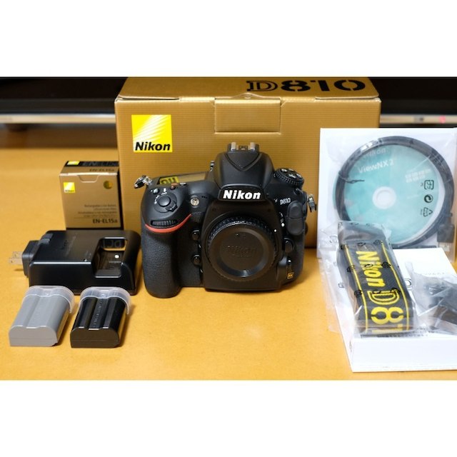 Nikon - Nikon D810 本体＋純正予備バッテリーつき　送料込み