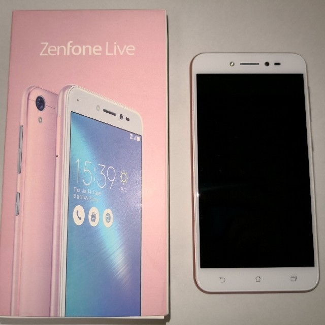 ASUS(エイスース)のZenfone Live  ASUS_A007 ピンク スマホ/家電/カメラのスマートフォン/携帯電話(スマートフォン本体)の商品写真