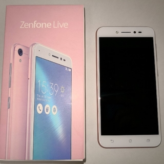 エイスース(ASUS)のZenfone Live  ASUS_A007 ピンク(スマートフォン本体)