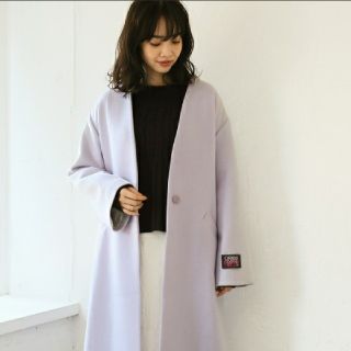 アパートバイローリーズ(apart by lowrys)のみき様専用【新品】2017AW apart by lowrys ノーカラーコート(ロングコート)