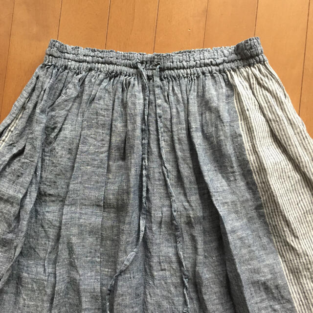 nest Robe(ネストローブ)のリネンギャザースカート レディースのスカート(ロングスカート)の商品写真
