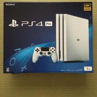 プレイステーション4(PlayStation4)の【新品未開封】プレステ4 プロ グレイシャーホワイト 1TB CUB－7100(家庭用ゲーム機本体)