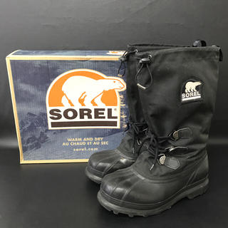 ソレル(SOREL)のSOREL ソレル ブーツ 28cm 黒 ブラック スノーブーツ 防雪 防水(ブーツ)