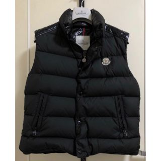 モンクレール(MONCLER)のMONCLER モンクレール ダウンベスト ブラック 美品(ダウンジャケット)