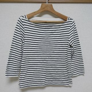 ユニクロ(UNIQLO)の七分丈ボーダー(カットソー(長袖/七分))